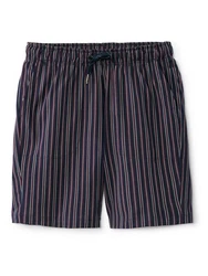 CALIDA Pyjamashorts Remix Basic Sleep Herren Dunkelblau/Lila