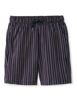 CALIDA Pyjamashorts Remix Basic Sleep Herren Dunkelblau/Lila