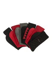 BOSS Businesssocken RS GIftDesign Bordeaux/Dunkelrot/Schwarz