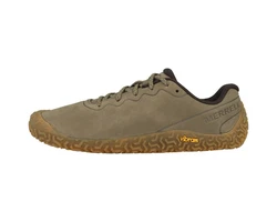Merrell Vapor Glove 6 Leather Sneaker Barfußschuh Khaki/Braun/Dunkelgrün
