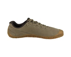 Merrell Vapor Glove 6 Leather Sneaker Barfußschuh Khaki/Braun/Dunkelgrün