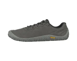 Merrell Vapor Glove 6 Leather Sneaker Barfußschuh Hellgrau/Dunkelgrau/Grau