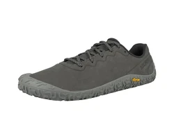 Merrell Vapor Glove 6 Leather Sneaker Barfußschuh Hellgrau/Dunkelgrau/Grau