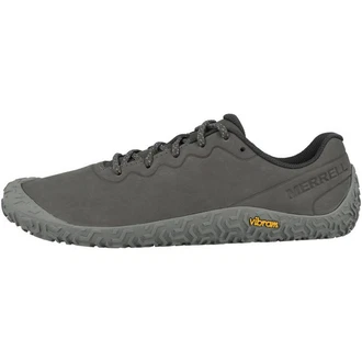Merrell Vapor Glove 6 Leather Sneaker Barfußschuh Hellgrau/Dunkelgrau/Grau