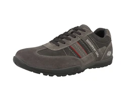 Dockers by Gerli Herren Sneaker Robuste Qualität Asphalt/Veloursleder (54HT001)