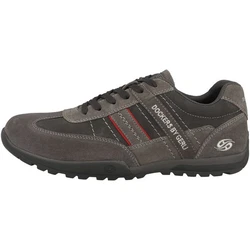Dockers by Gerli Herren Sneaker Robuste Qualität Asphalt/Veloursleder (54HT001)