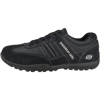 Dockers by Gerli Herren Sneaker Robuste Qualität Dunkelblau/Schwarz/Dunkelgrau