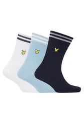 Lyle & Scott Sportsocken (3-Paar) Herren Blau/Dunkelblau/Hellblau