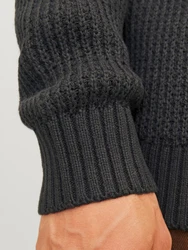 JACK & JONES Pullover JJSANDER beige/hellbeige/dunkelgrau