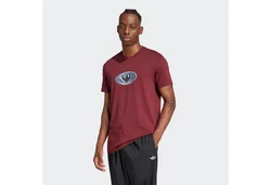 adidas Originals T-Shirt 90s GFX LOGO T Bordeaux/Dunkelrot