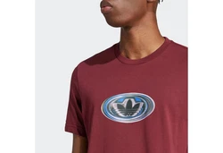 adidas Originals T-Shirt 90s GFX LOGO T Bordeaux/Dunkelrot