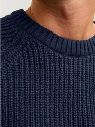 Jack & Jones Rundhalspullover JJJONES KNIT CREW NECK 