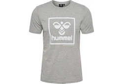 hummel T-Shirt Grau/Dunkelgrau/Braun/Beige