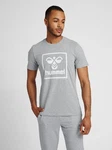 hummel T-Shirt Grau/Dunkelgrau/Braun/Beige
