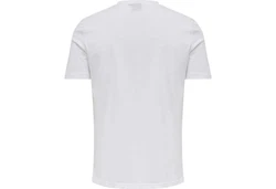 hummel T-Shirt Weiß/Braun/Dunkelgrau
