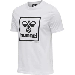 hummel T-Shirt Weiß/Braun/Dunkelgrau