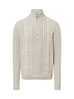 Jack & Jones Troyer JJCRAIG KNIT HALF ZIP Grau/Khaki/Braun/Hellgrau/Beige