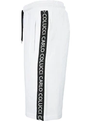 CARLO COLUCCI Shorts Canale Weiß/Creme