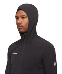Mammut Madris Light ML Hooded Jacket Schwarz/Dunkelrot