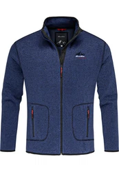 Amaci&Sons Fleecejacke VISALIA Dunkelblau/Blau/Hellblau