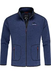 Amaci&Sons Fleecejacke VISALIA Dunkelblau/Blau/Hellblau