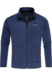 Amaci&Sons Fleecejacke VISALIA Dunkelblau/Blau/Hellblau