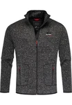 Amaci&Sons Fleecejacke VISALIA Dunkelgrau/Grau/Hellgrau