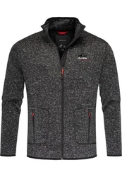 Amaci&Sons Fleecejacke VISALIA Dunkelgrau/Grau/Hellgrau