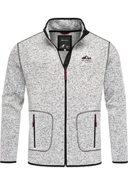 Fleecejacke VISALIA Fleecejacke Herren Strickfleece Sweatjacke Zipper Fleecepullover