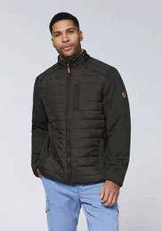 Softshelljacke Jacke im gesteppten Puffer-Design 1