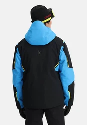 Spyder Winterjacke Skijacke TITAN Regular Fit Türkis/Blau/Gelb