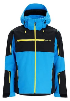 Spyder Winterjacke Skijacke TITAN Regular Fit Türkis/Blau/Gelb Spyder Winterjacke Skijacke TITAN Regular Fit Türkis/Blau/Gelb