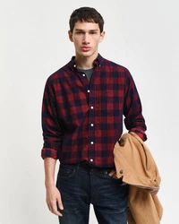 Gant Langarmhemd Regular Fit Rot/Hellblau/Dunkelrot/Lila