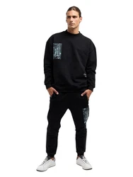 CARLO COLUCCI Sweatshirt De Stermich Schwarz