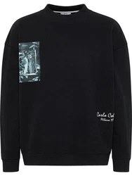 CARLO COLUCCI Sweatshirt De Stermich Schwarz