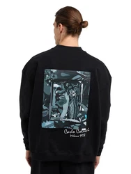 CARLO COLUCCI Sweatshirt De Stermich Schwarz