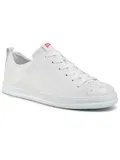 Weiße sportliche schmale Sneakers image