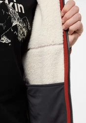 Jack Wolfskin Fleecejacke KAMINFEUER JKT Rot/Braun/Orange/Dunkelrot
