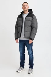 Blend Steppjacke Style BHBANKL Dunkelgrau/Hellgrau/Grau/Schwarz