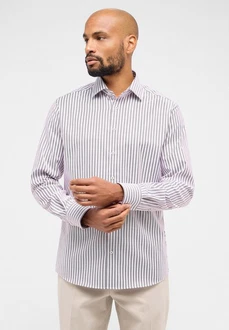 Eterna Langarmhemd MODERN FIT Rosa/Lila Eterna Langarmhemd MODERN FIT Rosa/Lila