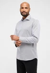 Eterna Langarmhemd MODERN FIT Dunkelblau/Hellblau/Grau