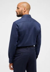 Eterna Langarmhemd MODERN FIT Dunkelblau/Blau/Hellblau
