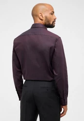 Eterna Langarmhemd MODERN FIT Dunkelrot/Lila/Bordeaux/Braun