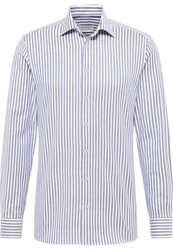 Eterna Langarmhemd SLIM FIT NON IRON Dunkelblau/Hellblau/Blau/Weiß