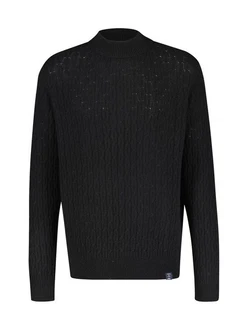 LERROS Strickpullover Cable-Strickpullover mit Turtleneck STRICK 1/1 ARM 