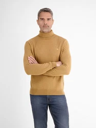 LERROS Strickpullover Schurwoll-Rollkragenpullover 
