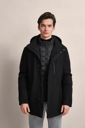 bugatti Outdoor Langjacke Schwarz