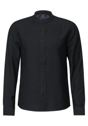 STREET ONE MEN Langarmhemd Schwarz/Dunkelblau