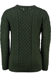 Carraig Donn Strickpullover Dunkelgrün