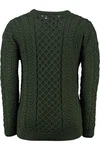 Carraig Donn Strickpullover Dunkelgrün